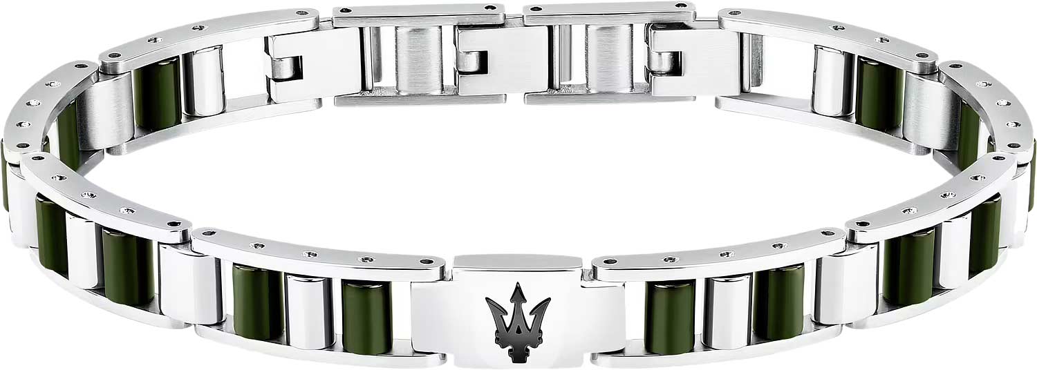 Мужской стальной глидерный браслет Maserati JM225ATZ56