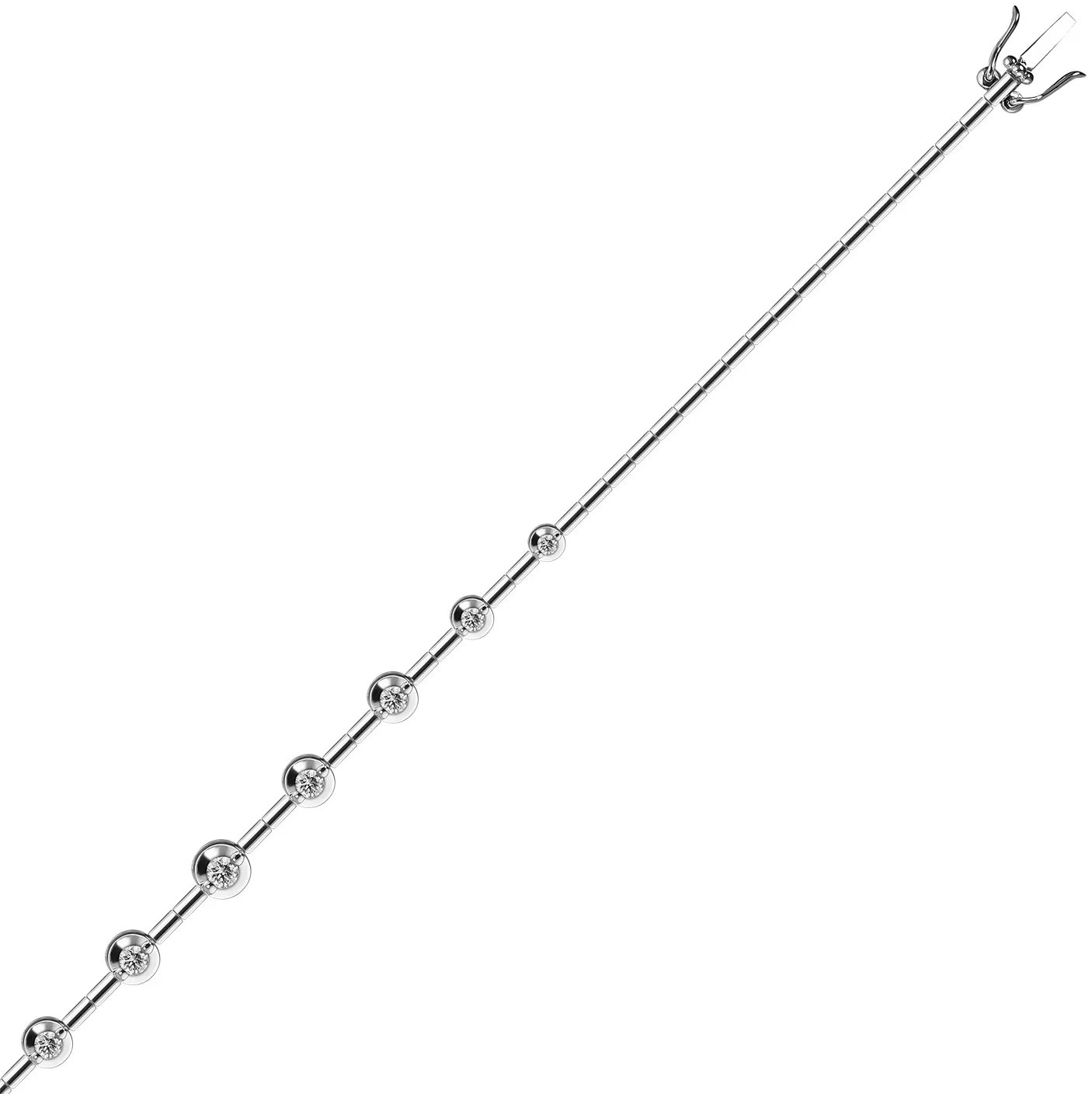 Золотой браслет MIUZ Diamonds B01-SP-34960 c бриллиантом