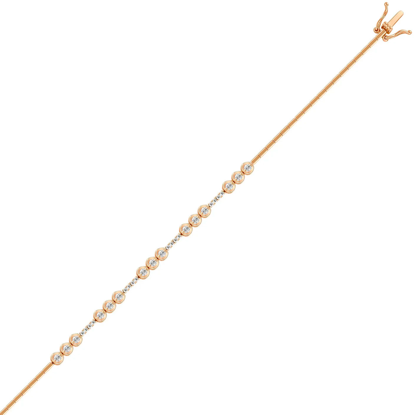 Золотой браслет MIUZ Diamonds B157-TWB051 c бриллиантом
