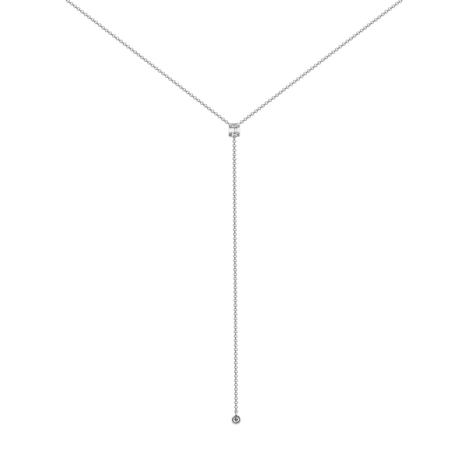 Сотуар из белого золота с подвеской MIUZ Diamonds N01-D-ICE-35852-w с бриллиантами