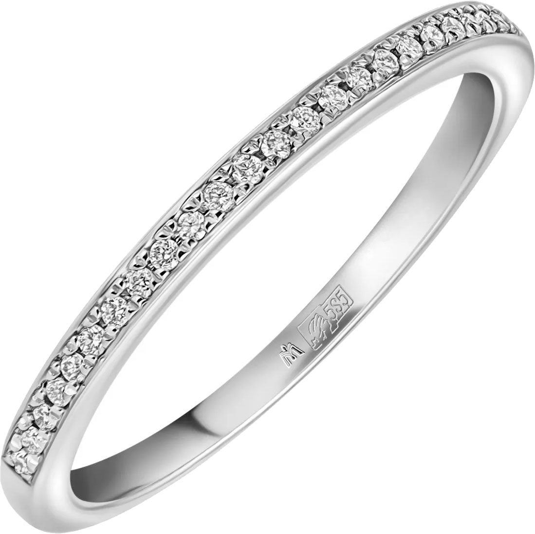Кольцо из белого золота MIUZ Diamonds R01-35482 с бриллиантами