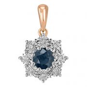 Кулон MIUZ Diamonds P01-D-L-PL-35313-SA-r