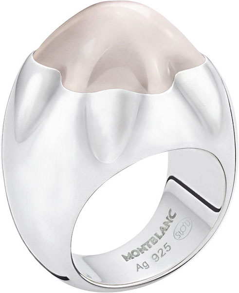 Серебряный перстень Montblanc MB104679 с кварцем