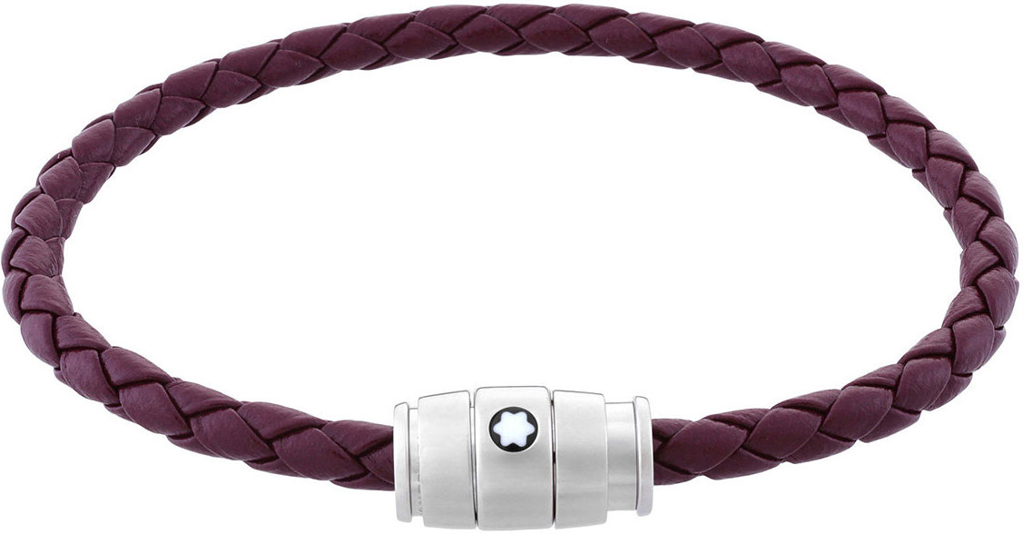 Мужской кожаный плетеный браслет Montblanc MB13431368