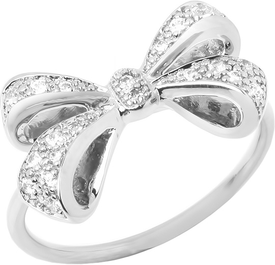 Серебряное кольцо Nina Ricci NR-701840911080 с кубическим цирконием