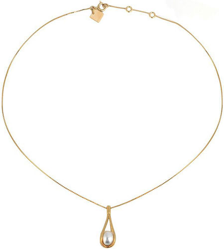 Стальной кулон Nina Ricci NR-70246680108045 c жемчугом