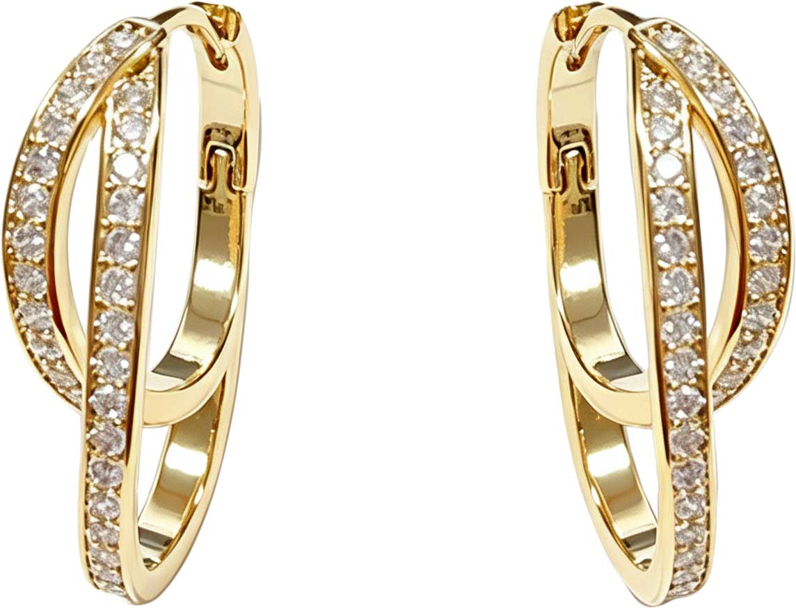 Серьги Nouvelle Mode 6MJ269 с фианитами