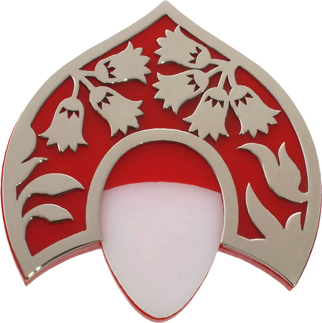 Брошь ''Голубушка Василиса'' OXIOMA G01R-VASILISA