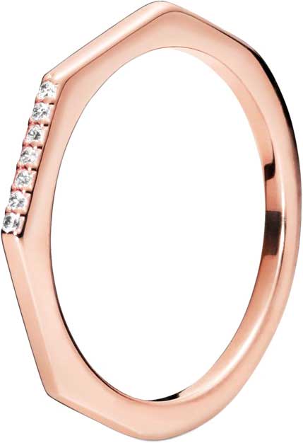 Кольцо PANDORA 188343CZ c кубическим цирконием