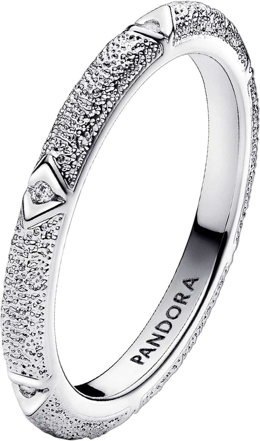 Серебряное кольцо PANDORA 193322C01 c фианитом