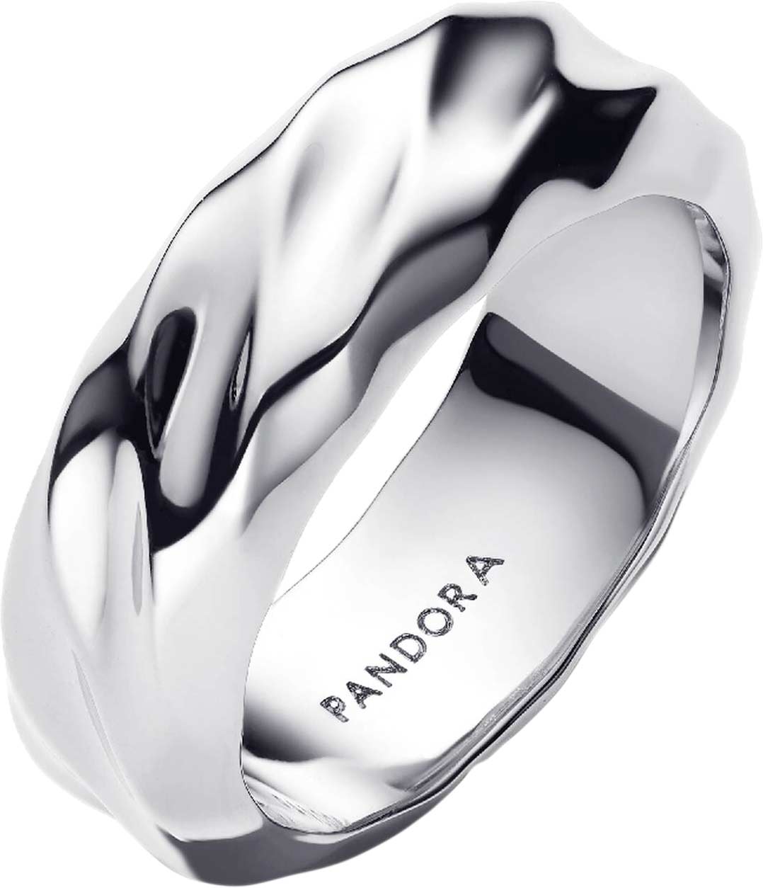 Серебряное кольцо ''Волнистое'' PANDORA Essence 193886C00