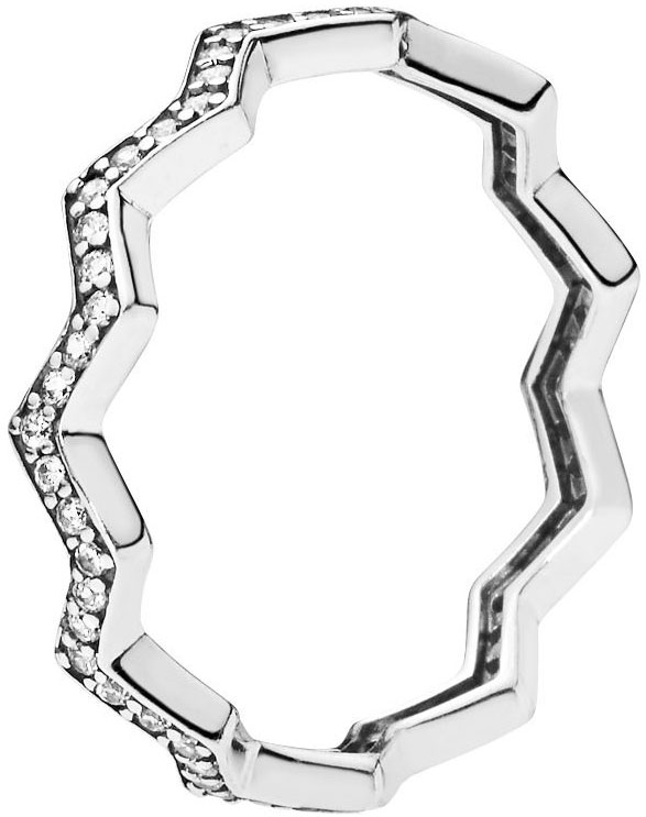 Серебряное кольцо PANDORA 197751CZ c цирконом