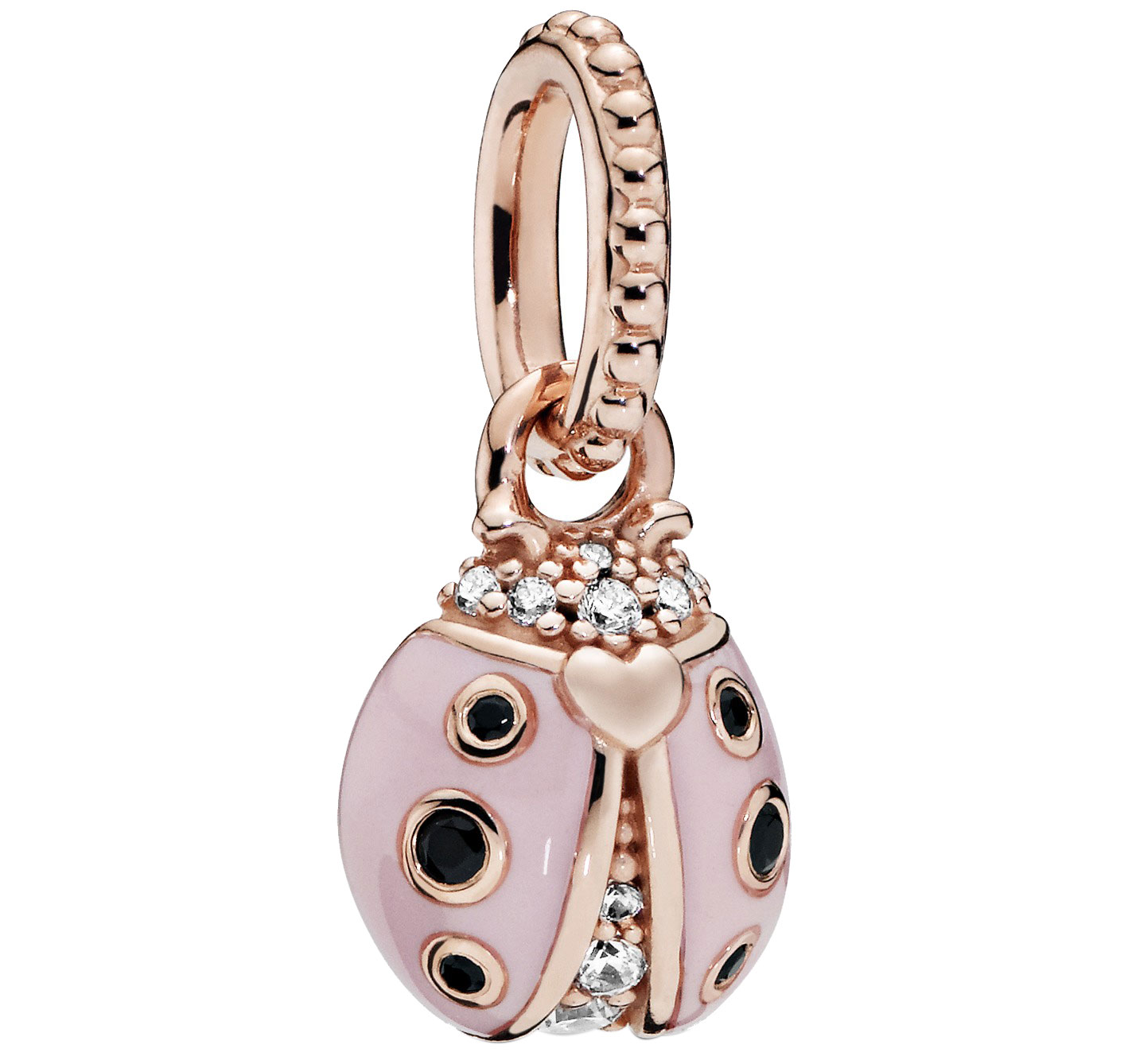 Серебряная подвеска PANDORA 387909EN160 с кубическим цирконием, кристаллами, эмалью