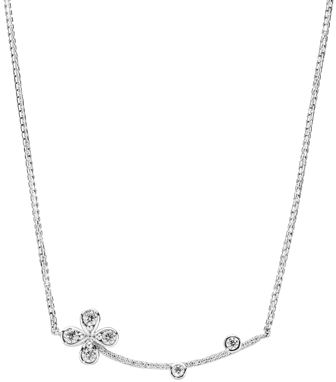 Серебряное колье PANDORA 397956CZ c цирконом