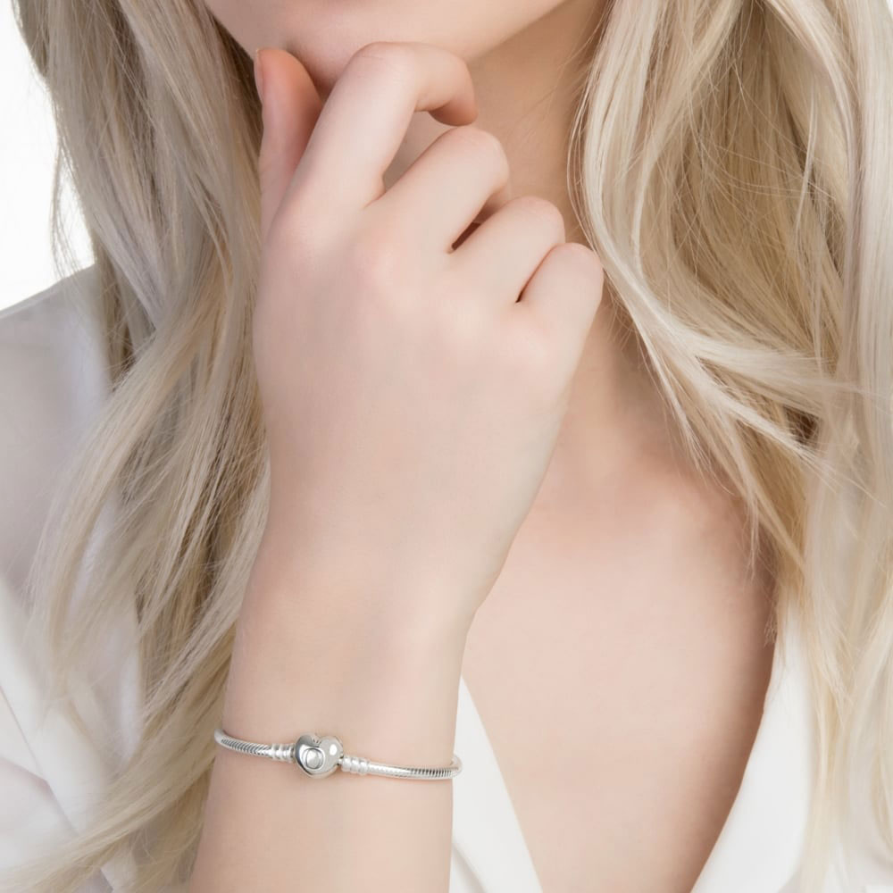 Серебряный браслет для шармов PANDORA 590719 — купить в AllTime.ru — фото