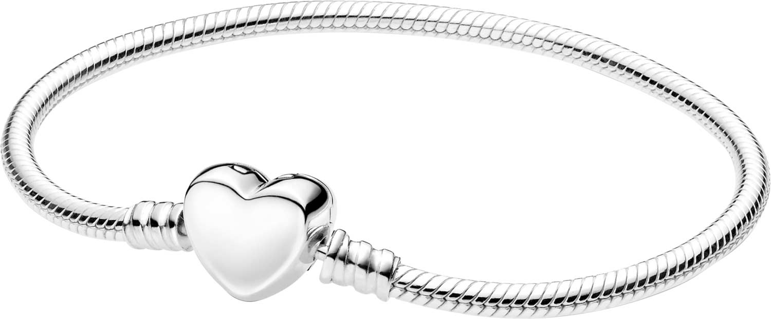 Серебряный браслет для шармов ''Сердце'' PANDORA 599206C00