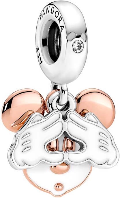 Подвеска-шарм ''Микки Маус'' PANDORA Disney 780112C01 с фианитом