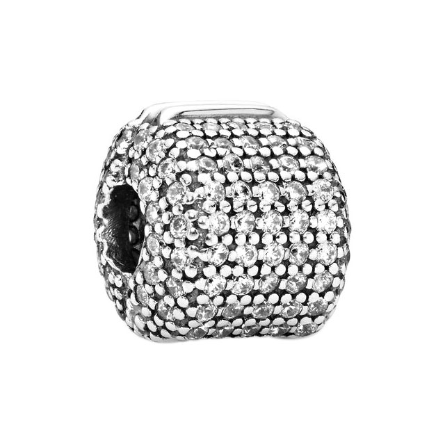 Серебряный шарм-разделитель PANDORA 791873CZ с кубическим цирконием