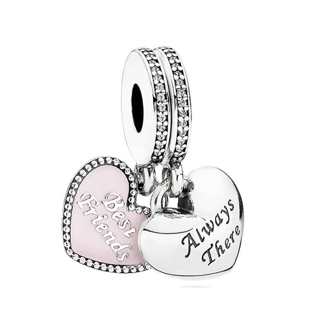 Серебряная подвеска-шарм PANDORA 791950CZ с кубическим цирконием, эмалью