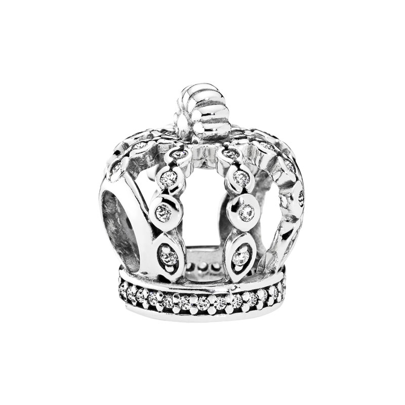 Серебряный шарм ''Корона'' PANDORA 792058CZ с кубическим цирконием