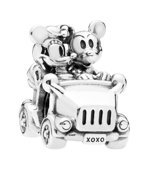 Серебряный шарм ''Микки и Минни'' PANDORA Disney 797174
