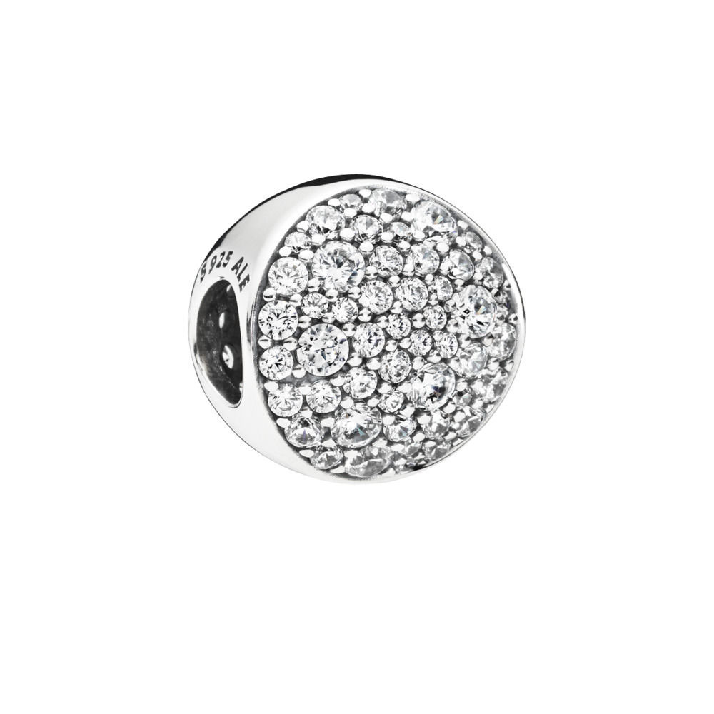 Серебряный шарм PANDORA 797540CZ с кубическим цирконием