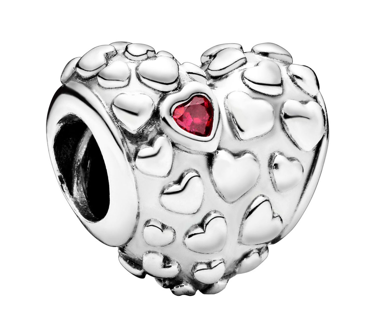 Серебряный шарм PANDORA 797781CZR с кубическим цирконием