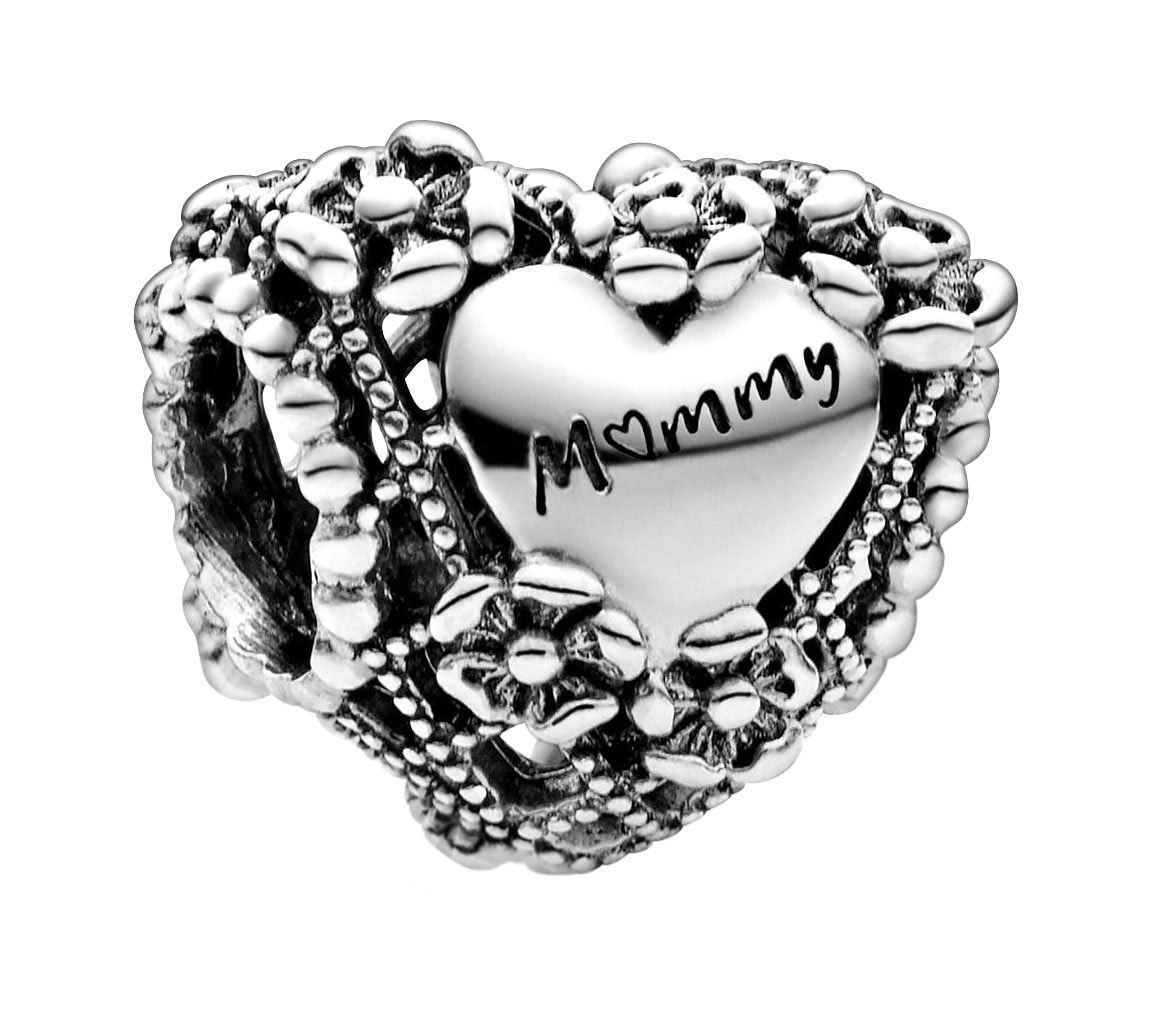 Серебряный шарм ''Цветы для мамы'' PANDORA 798892C00