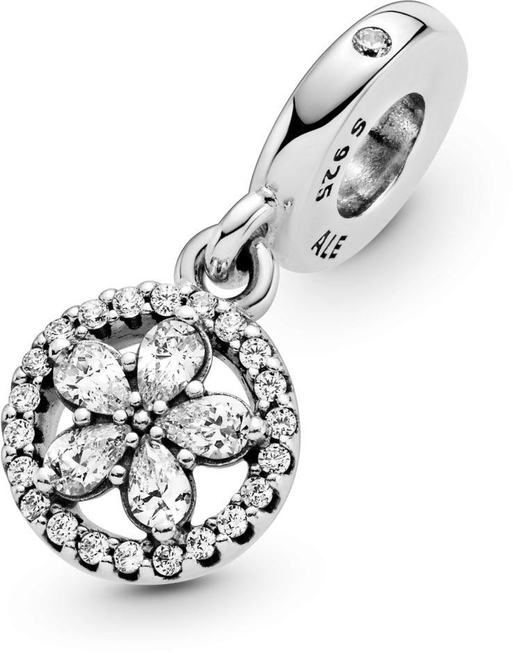 Серебряная подвеска-шарм ''Снежная сказка'' PANDORA 799222C01 с