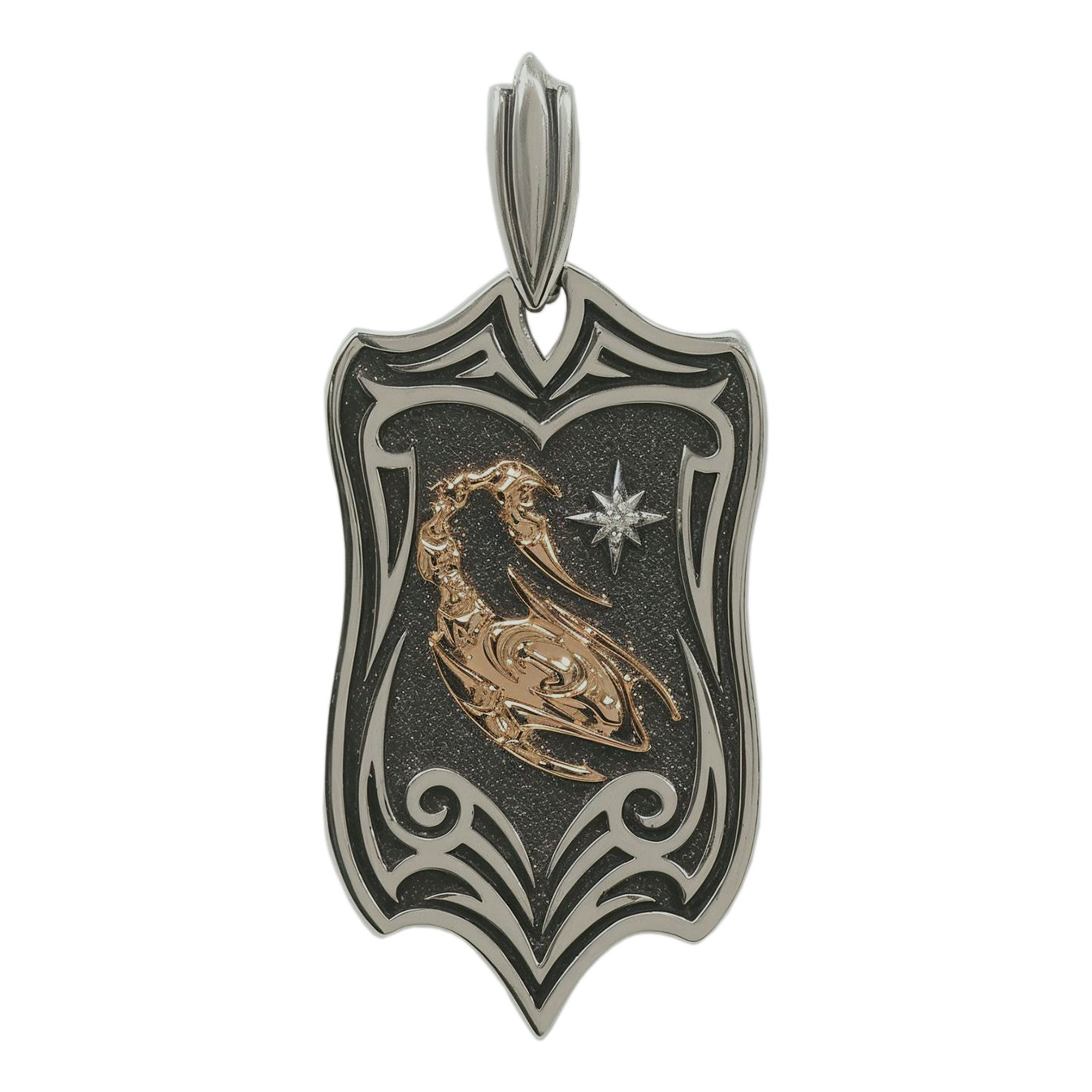 Серебряная подвеска ''Знак зодиака Скорпион'' Persian PSZ030-SKORPION с цирконом