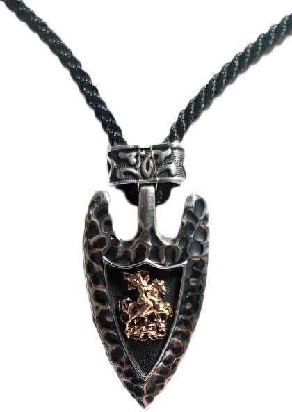 Мужской серебряный кулон Persian PSZ140-VS018