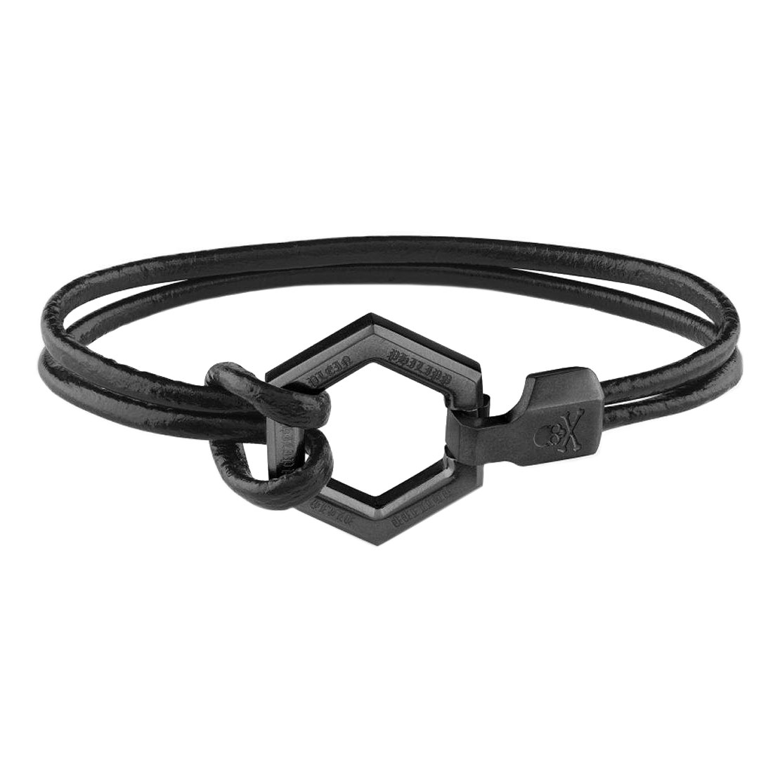 Мужской кожаный браслет Philipp Plein PJ7AA26BS