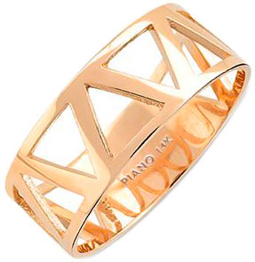 Золотое кольцо PIANO PXR0164-r