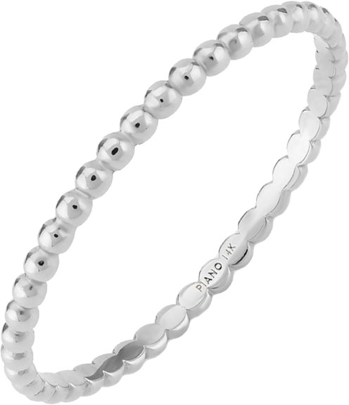 Кольцо из белого золота ''Анданте'' PIANO RHXR0002-w