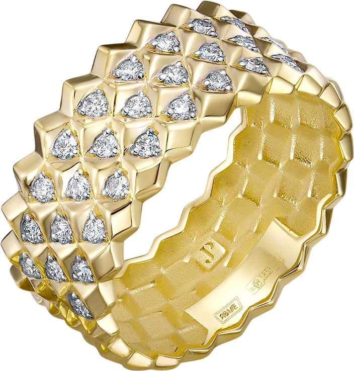 Золотое кольцо Platika 1-1301504-301 с бриллиантами