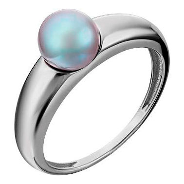 Кольцо из белого золота PLATINA Jewelry 01-5284-00-301-1120-31 с жемчугом