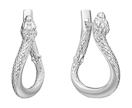 Серебряные серьги PLATINA Jewelry 02-4664-00-000-0200-68-Ag