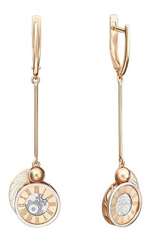 Золотые серьги PLATINA Jewelry 02-4776-00-000-1111-74