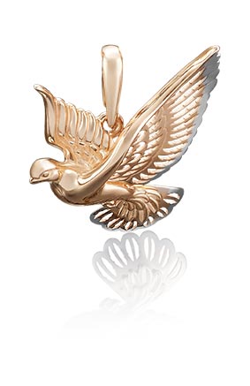 Золотая подвеска PLATINA Jewelry 03-2640-00-000-1110-48