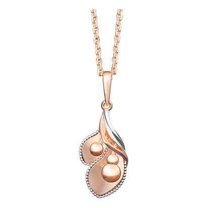 Золотая подвеска PLATINA Jewelry 03-2700-00-000-1110-42