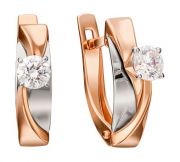 Серьги PLATINA Jewelry 02-4298-00-501-1111-38