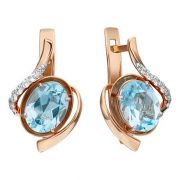 Серьги PLATINA Jewelry 02-4458-00-201-1110-57