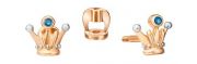 Серьги PLATINA Jewelry 02-4709-00-000-1110-59