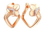 Серьги PLATINA Jewelry 02-5000-00-101-1111