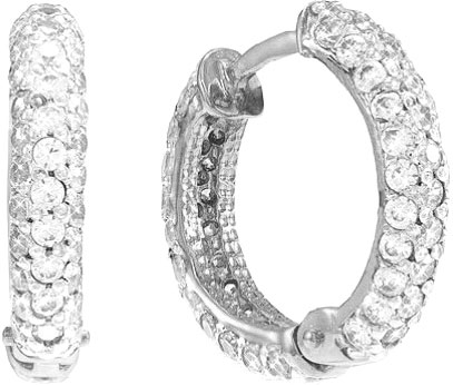 Серебряные серьги POKROVSKY 0200456-00775 с фианитами