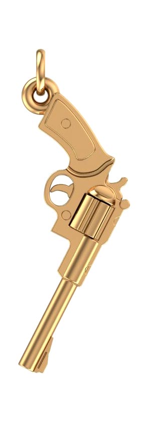 Серебряная подвеска ''Пистолет'' POKROVSKY 0400651-00249