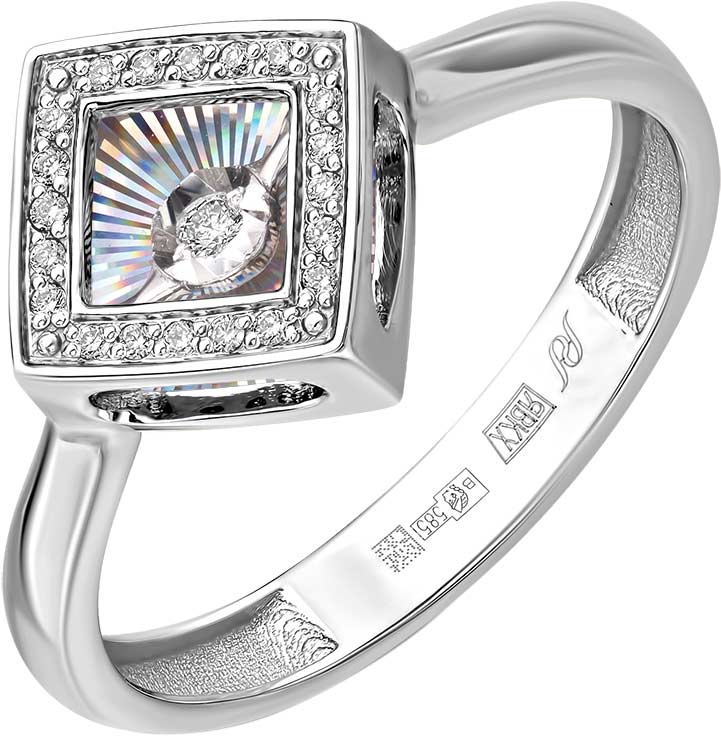Кольцо из белого золота PRESTIGE Jewelry K-1642-02-R с бриллиантами