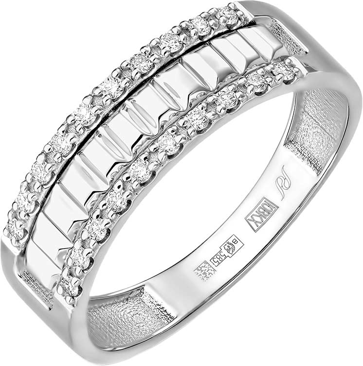 Кольцо из белого золота PRESTIGE Jewelry K-1679-02 с бриллиантами