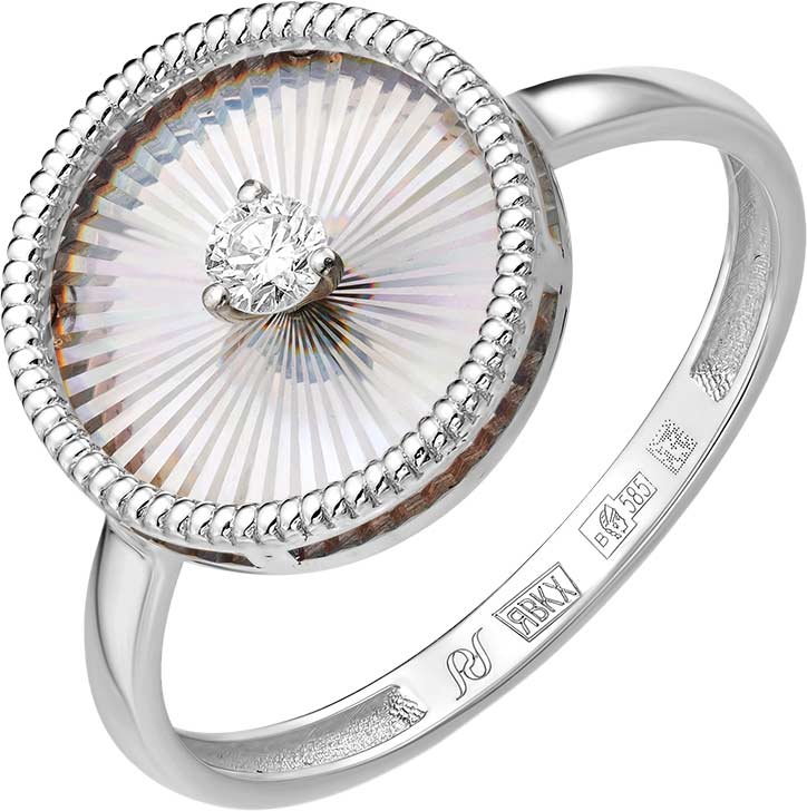 Кольцо из белого золота PRESTIGE Jewelry K-1740-02 с бриллиантом