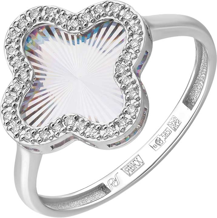 Кольцо из белого золота PRESTIGE Jewelry K-1752-02 с бриллиантами
